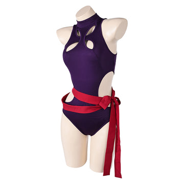 Psylocke Women Purple One-piece Swimsuit Cosplay Costume Outfits Halloween Carnival Suit